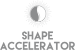 shape accelerator gray logo